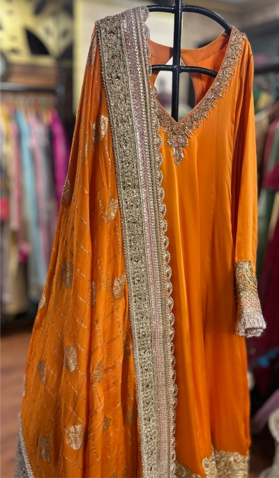 Anarkali Zardozi Gota