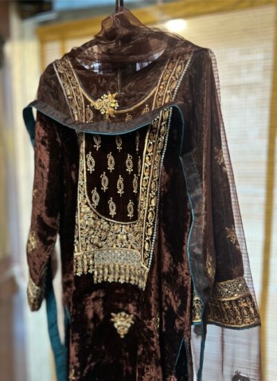 Velvet Silk Zardozi